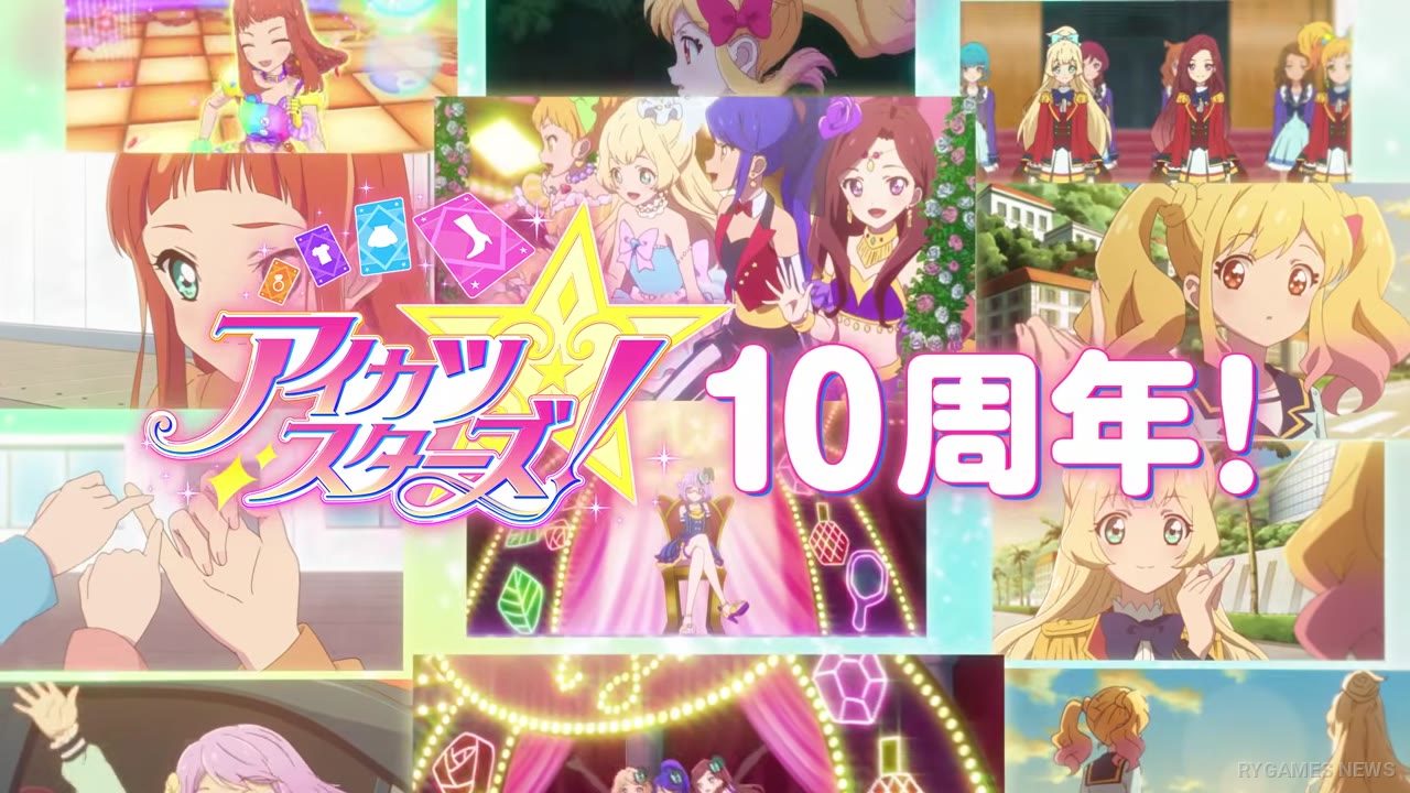 Aikatsu Stars Hoshihoshi no Progress Tayang Awal 2027, Film Baru 10th Anniversary Resmi Diumumkan - RYGAMES