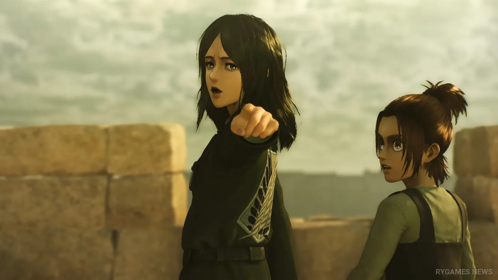 Cuplikan gameplay Attack on Titan 3 dengan ODM Gear dan pertarungan Titan - gambar 8