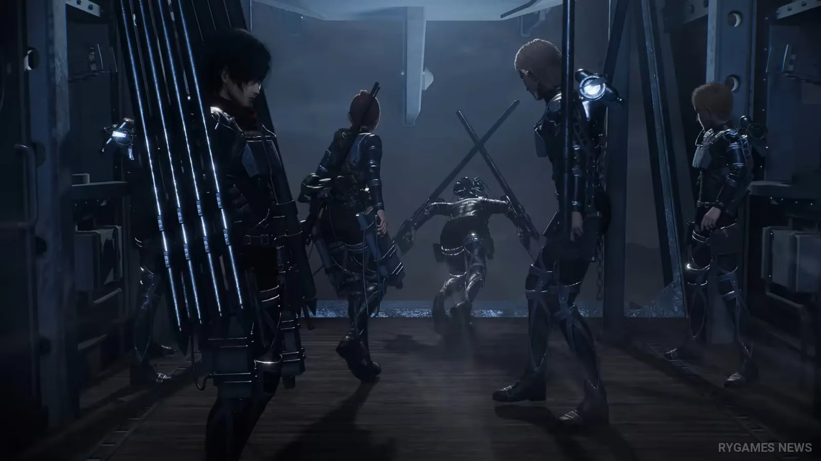 Cuplikan gameplay Attack on Titan 3 dengan ODM Gear dan pertarungan Titan - gambar 7