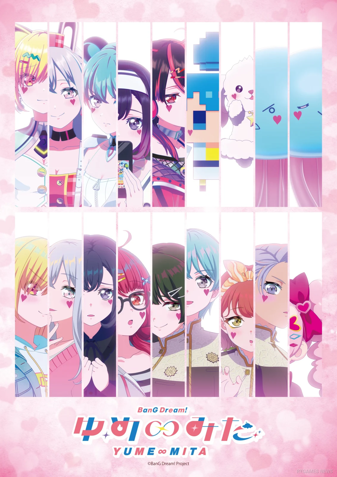 Visual kolaborasi BanG Dream! Yume∞Mita x 100 Girlfriends versi YumeMita