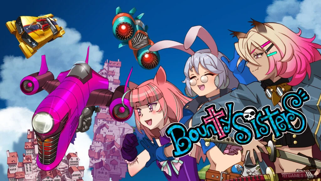 Visual Bounty Sisters menampilkan tiga saudari pemburu bayaran