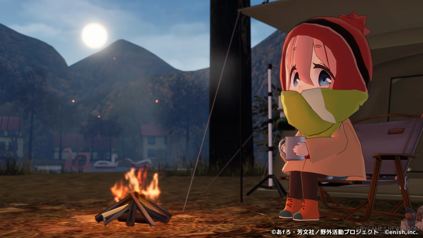 Steam掲載『ゆるキャン△ つなげるみんなのオールインワン!! ちるタイム』ゲーム画面 - gambar 5