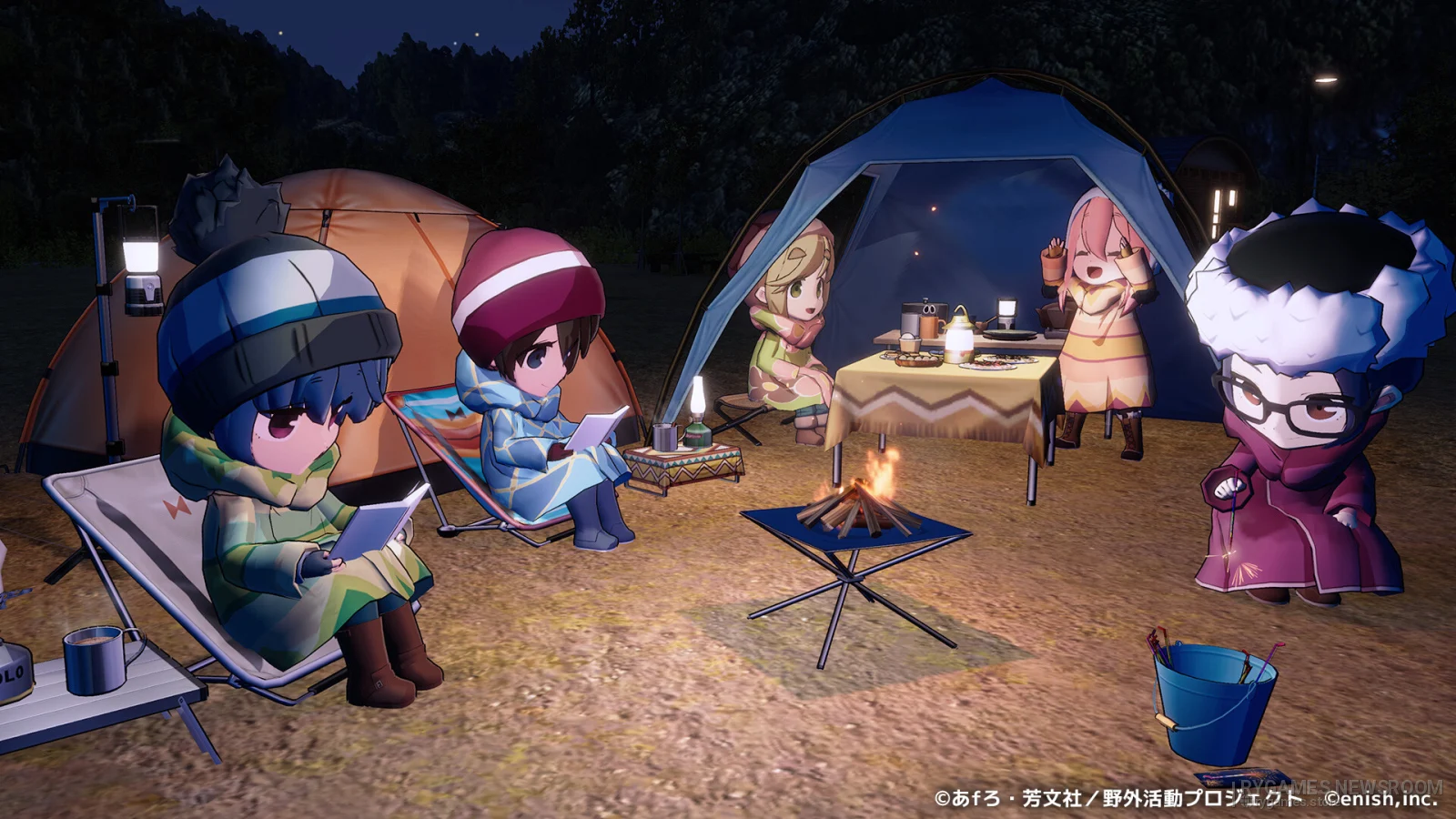 Steam掲載『ゆるキャン△ つなげるみんなのオールインワン!! ちるタイム』ゲーム画面 - gambar 3
