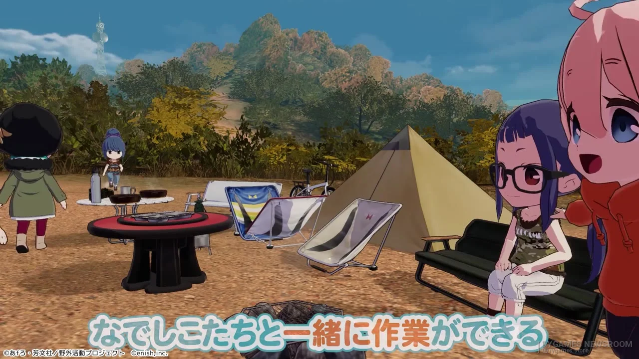 Steam掲載『ゆるキャン△ つなげるみんなのオールインワン!! ちるタイム』ゲーム画面 - gambar 7