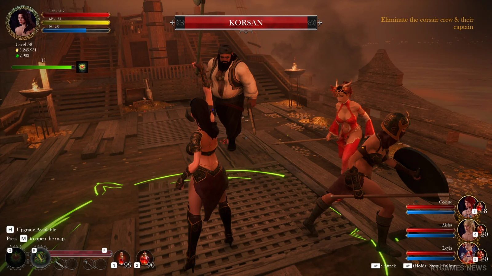 Screenshot gameplay Concubine dari Steam - gambar 21