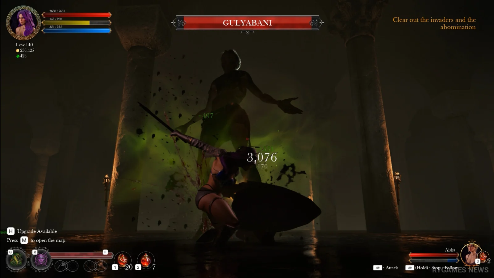 Screenshot gameplay Concubine dari Steam - gambar 5