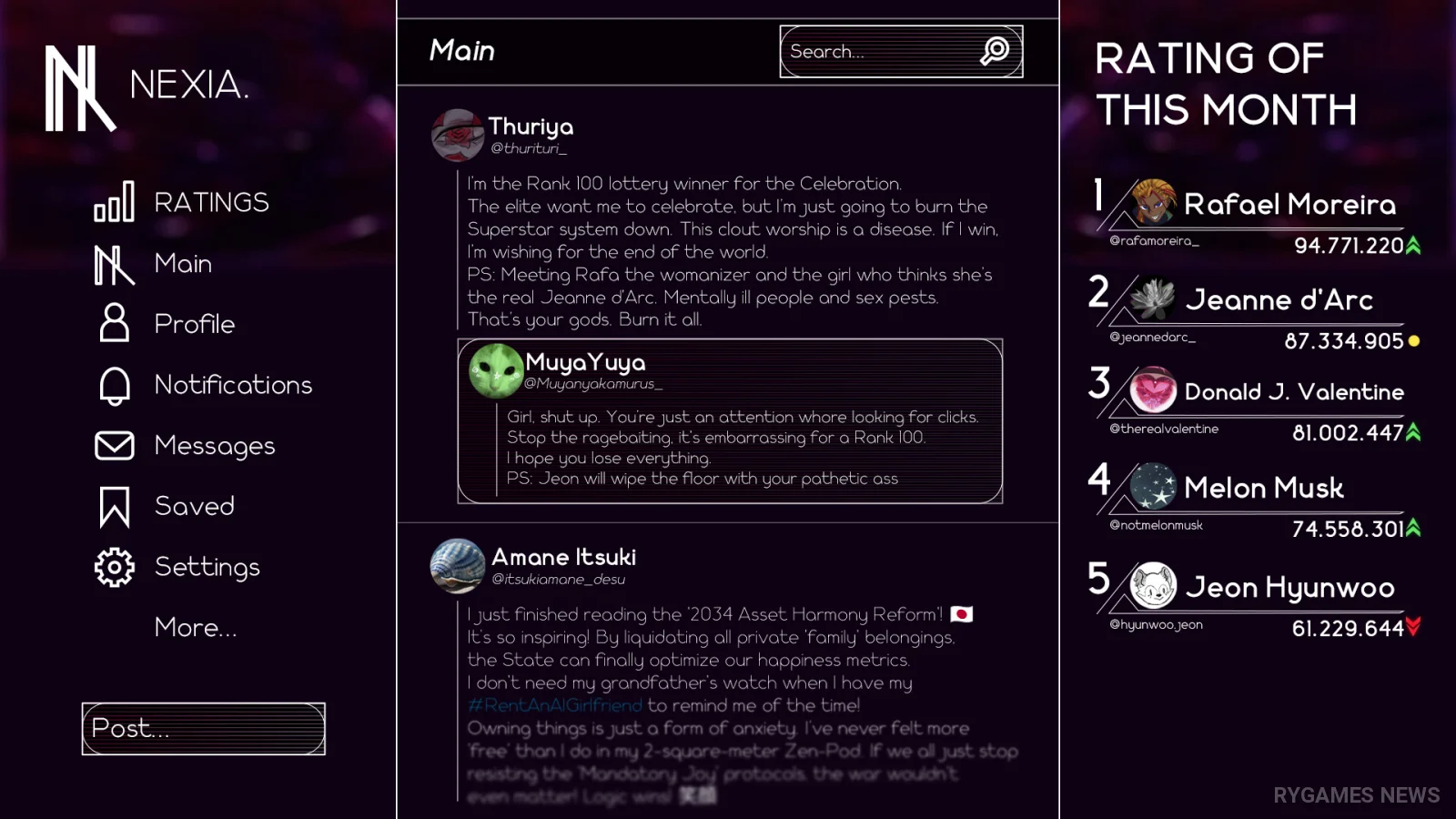 Cuplikan gameplay DEAD INTERNET THEORY: SUPERSTARS dari Steam - gambar 4