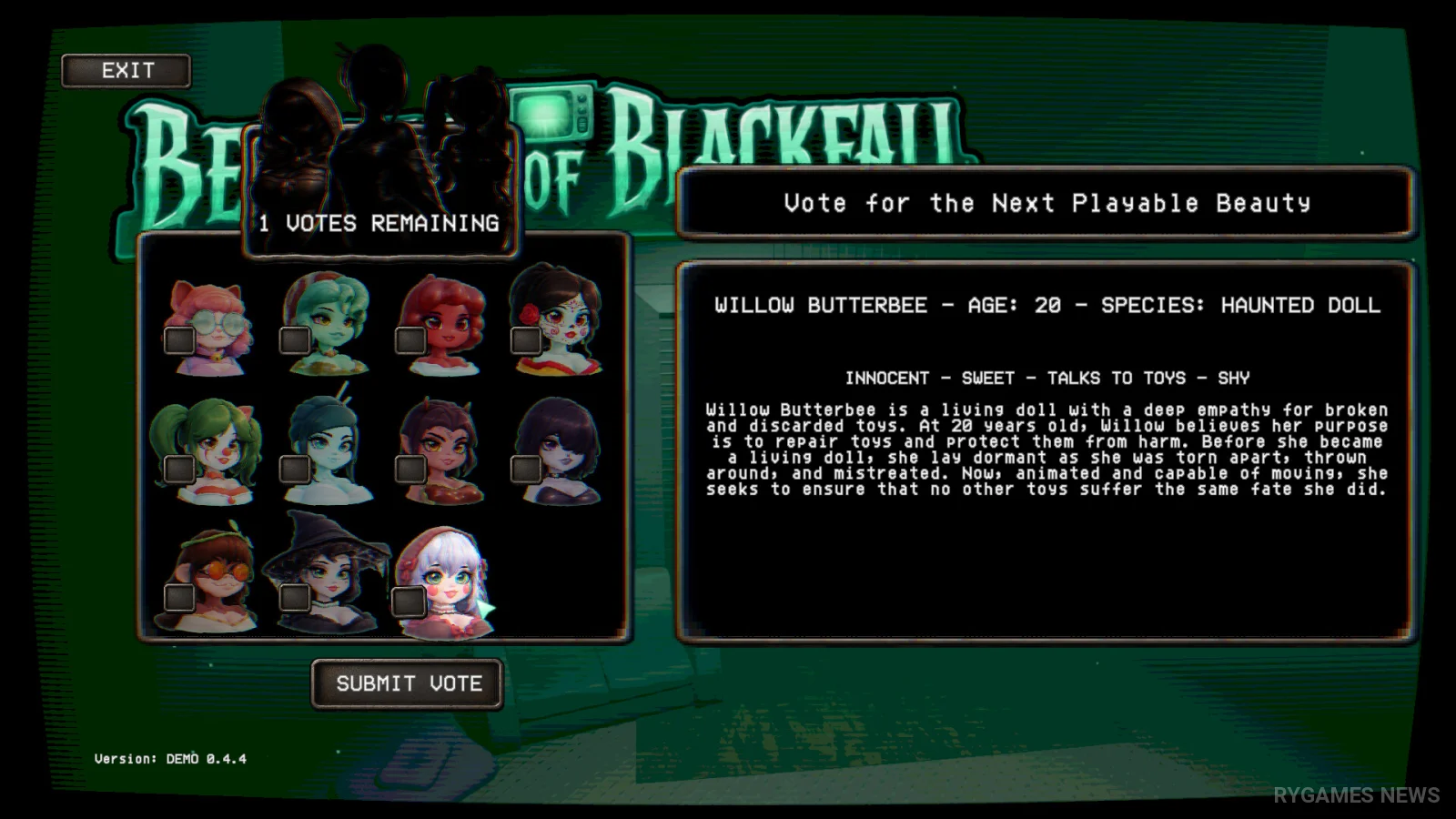 Cuplikan video pengumuman demo Beauties of Blackfall - gambar 6