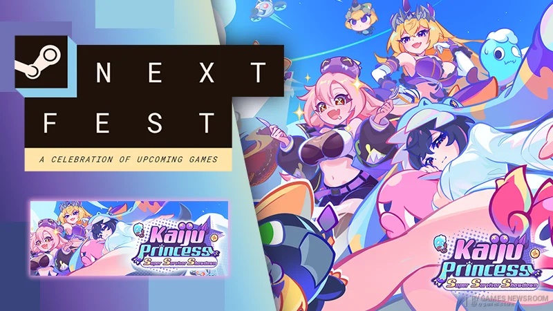 Official Kaiju Princess: Super Survivor Showdown Key Art