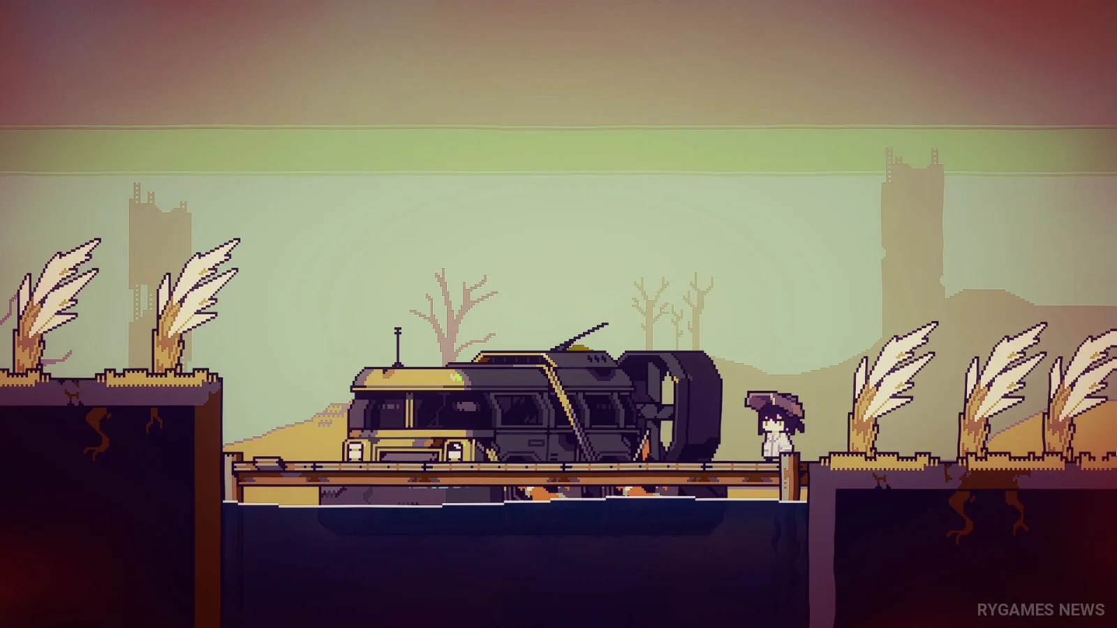 Screenshot Doloc Town memperlihatkan farming, crafting, eksplorasi reruntuhan, dan dunia post-apocalyptic - gambar 9