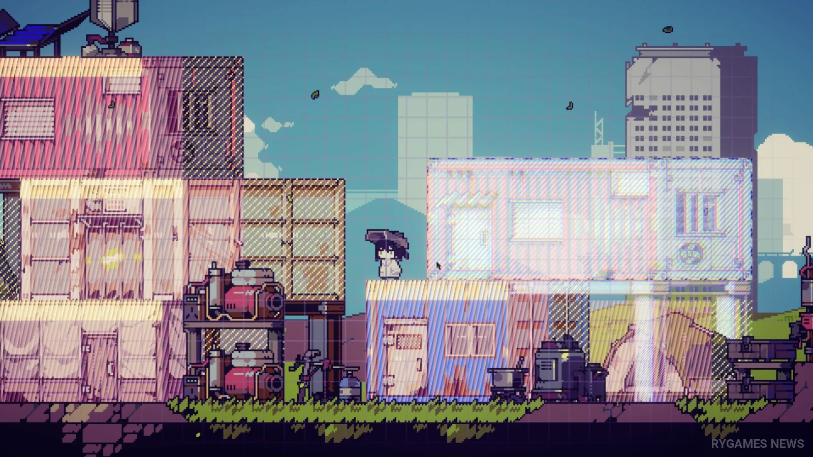 Screenshot Doloc Town memperlihatkan farming, crafting, eksplorasi reruntuhan, dan dunia post-apocalyptic - gambar 10