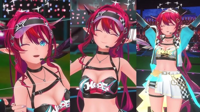 Visual utama single BE MY FLAME yang menampilkan IRyS dengan nuansa merah, api, dan energi panggung yang kuat