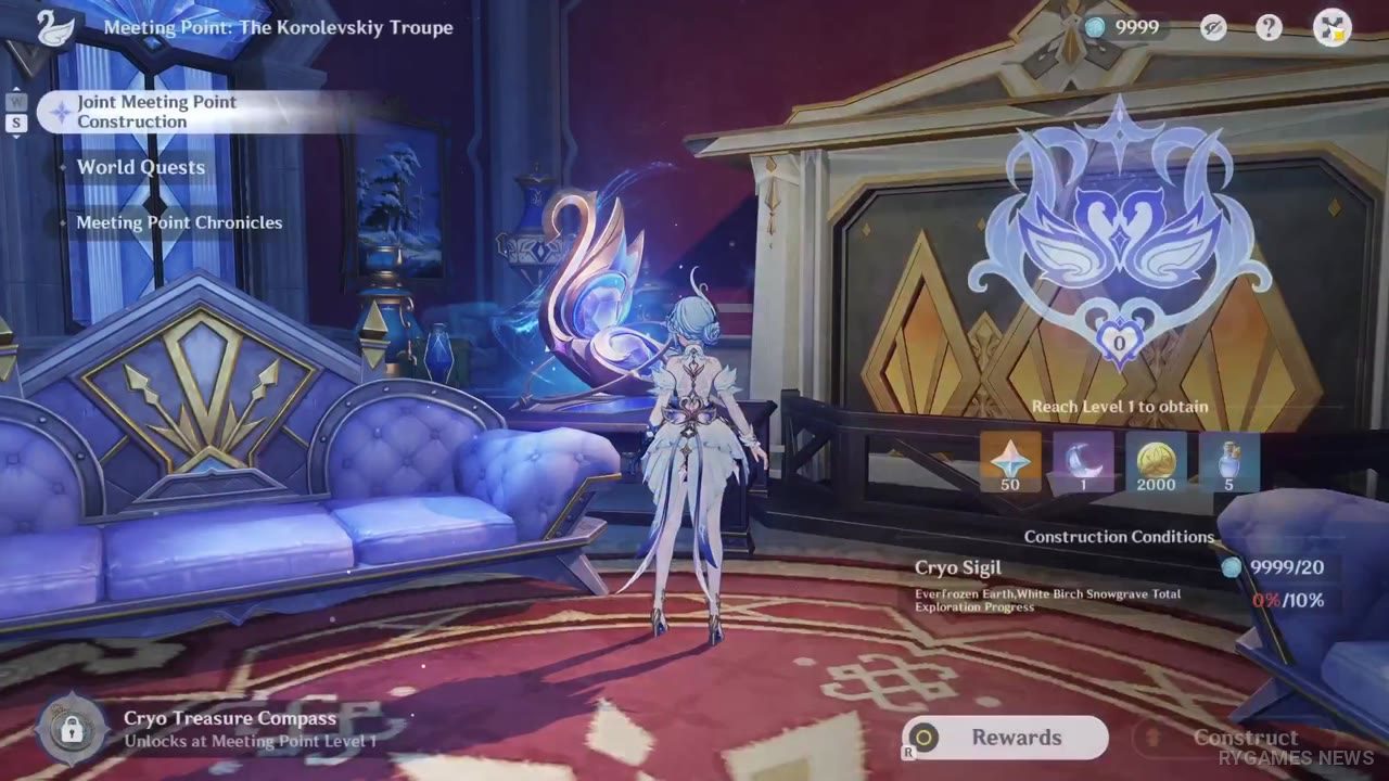 Leak Genshin Impact 7.0 Ungkap Offering System Snezhnaya, Cryo Sigil dan Meeting Point Baru - RYGAMES