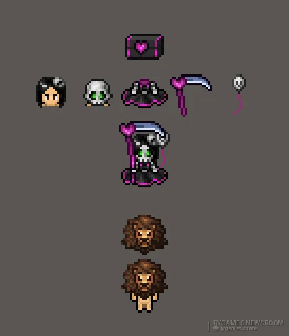 Gemster UpdateのSkele Girl BoxとLion Head