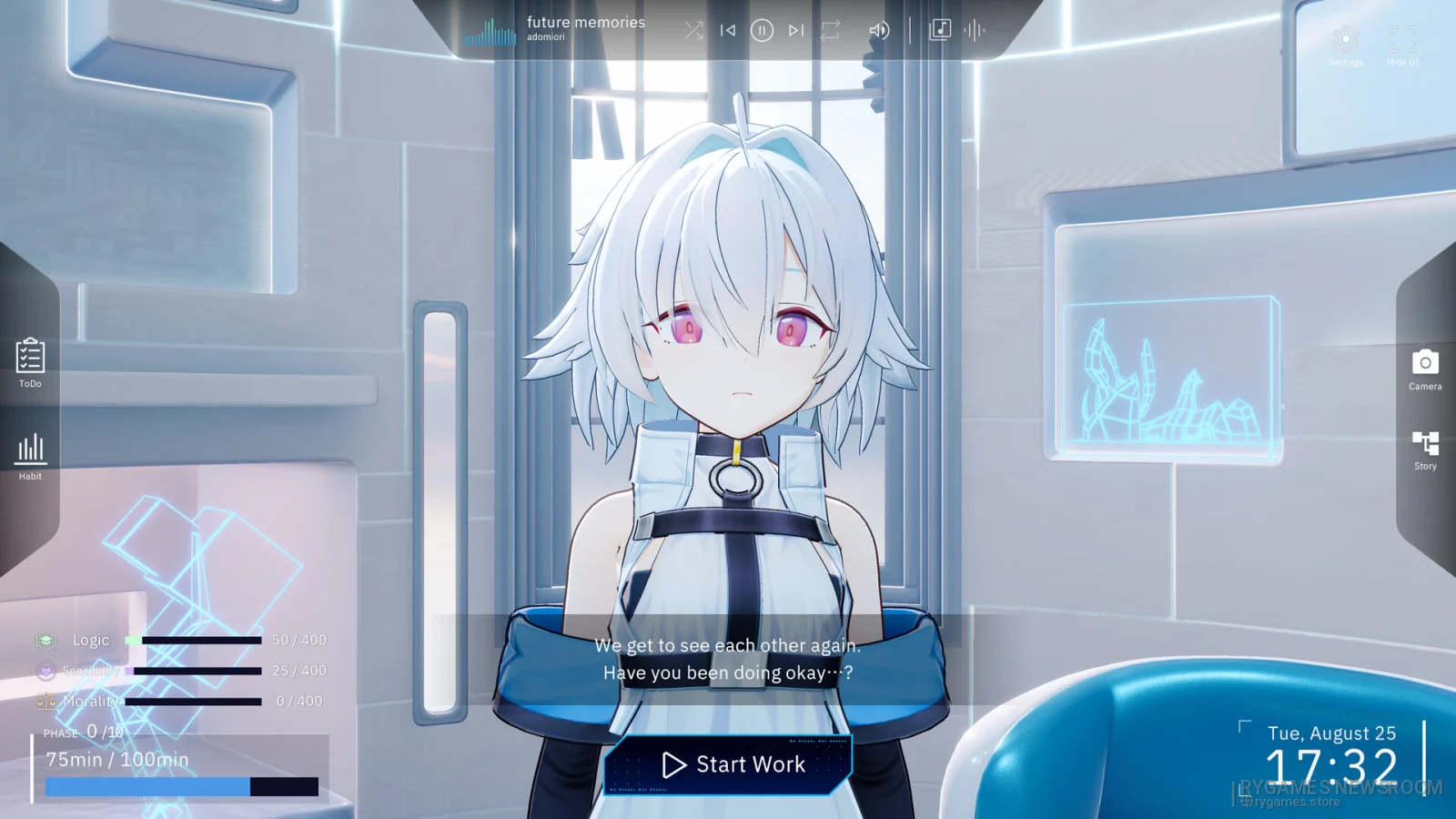 Screenshot gameplay Fenestra: my focus, her future dari Steam - gambar 2