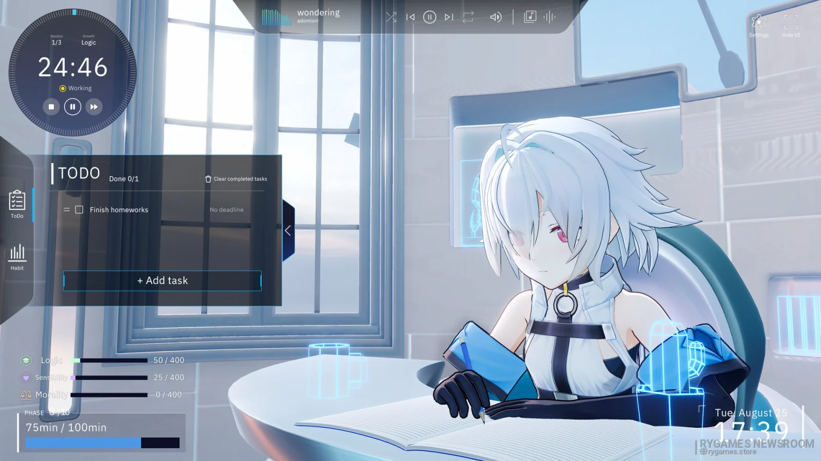 Screenshot gameplay Fenestra: my focus, her future dari Steam - gambar 4