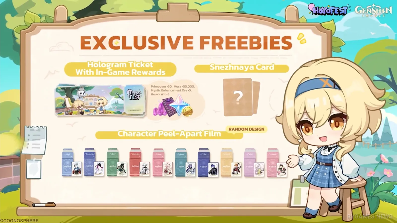 Freebies eksklusif HoYoFEST Genshin Impact