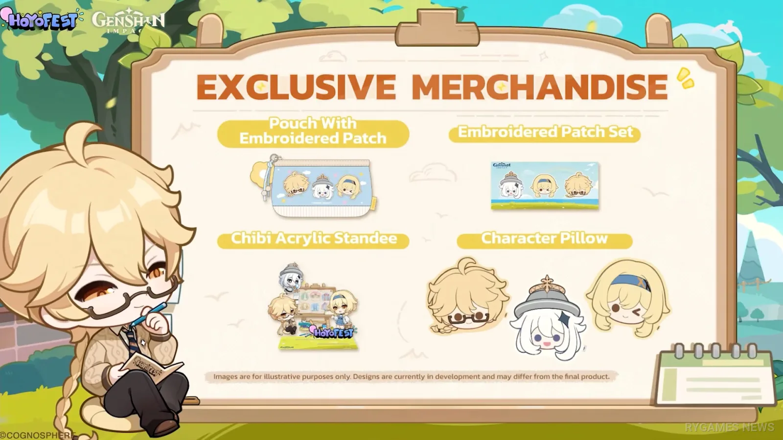 Merchandise eksklusif HoYoFEST Genshin Impact