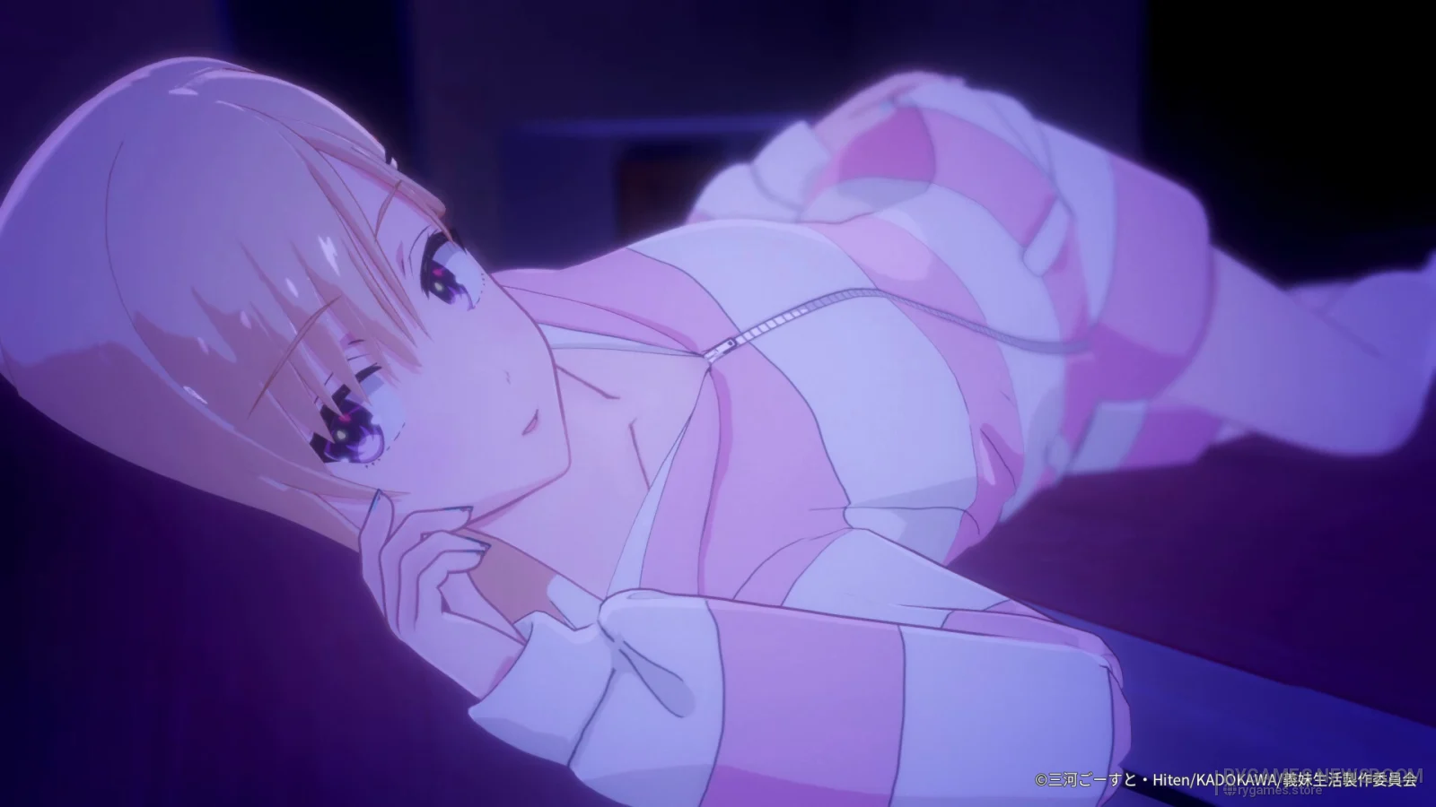 Screenshot gameplay Gimai Seikatsu: Days with My Lo-Fi Sister dari Steam - gambar 4