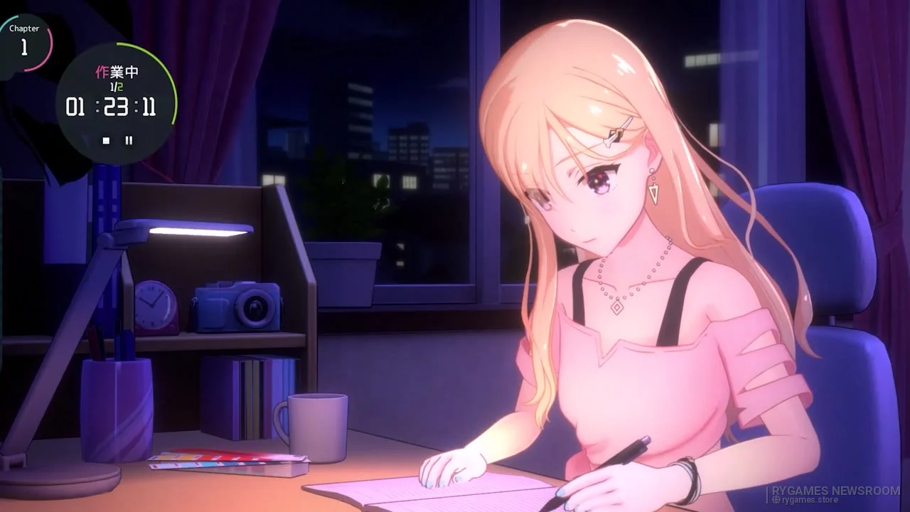Screenshot gameplay Gimai Seikatsu: Days with My Lo-Fi Sister dari Steam - gambar 8
