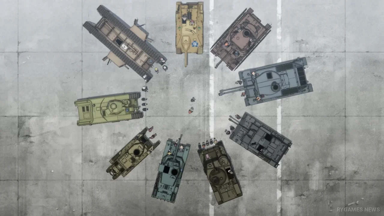 Stills from the Girls und Panzer das Finale Part 5 Second Main Trailer - gambar 5