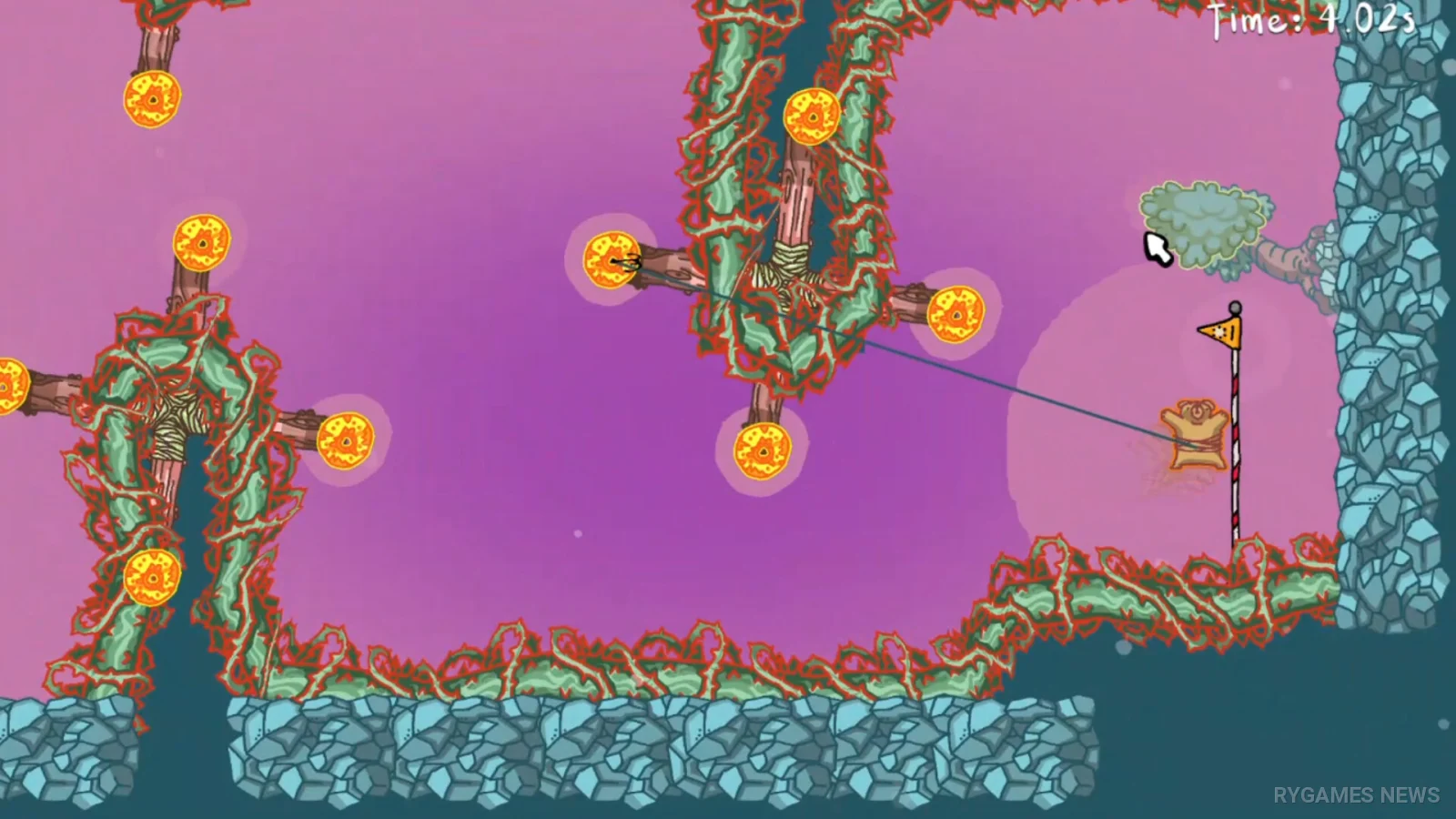 Screenshot dan cuplikan gameplay Grapple Bear - gambar 5