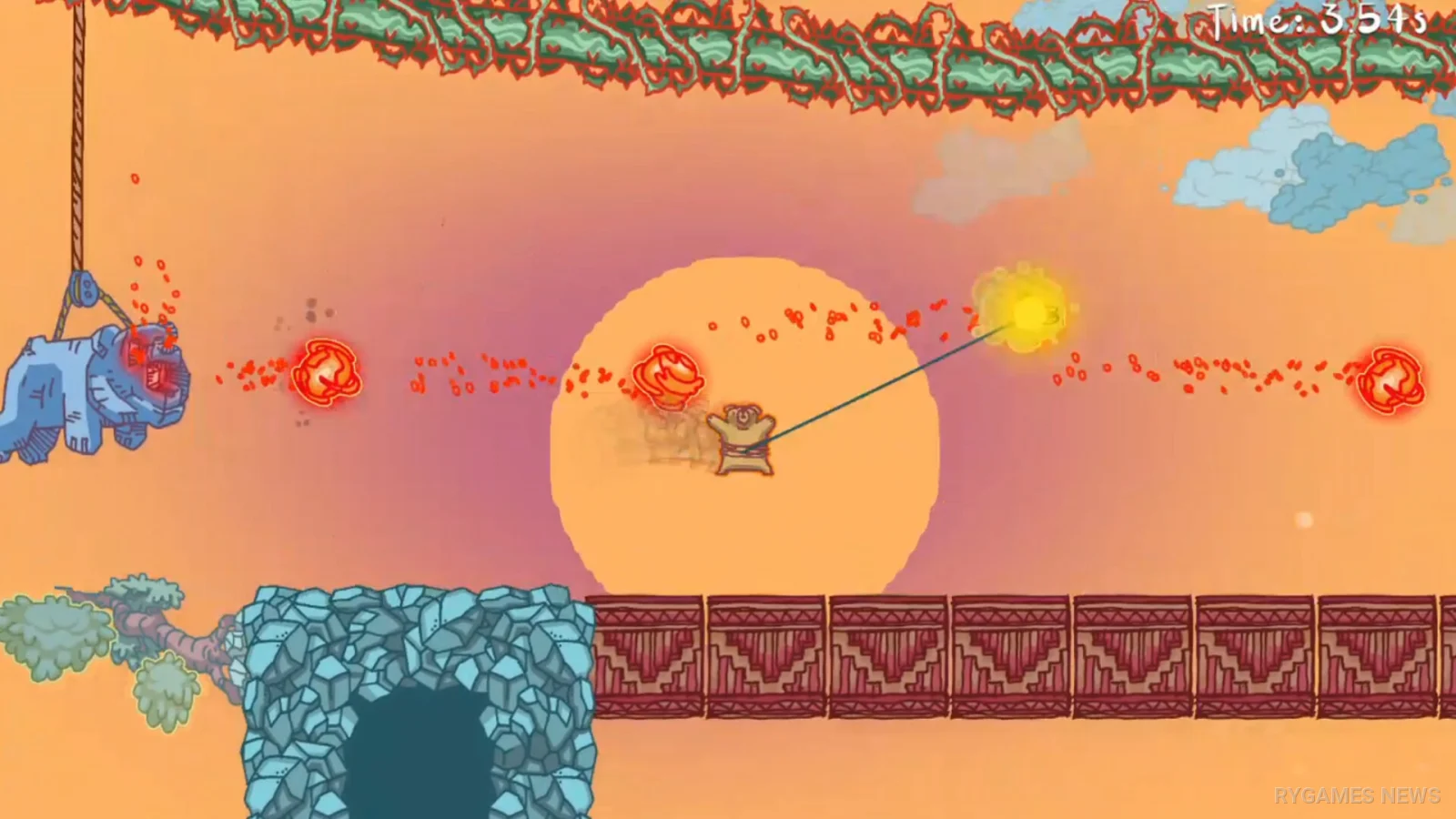 Screenshot dan cuplikan gameplay Grapple Bear - gambar 10