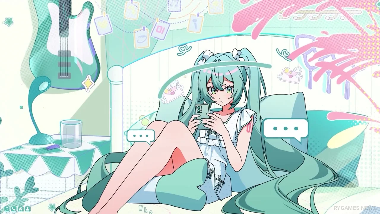 Hatsune MikuとRobinが登場するSummeretto Medleyの場面カット - gambar 4