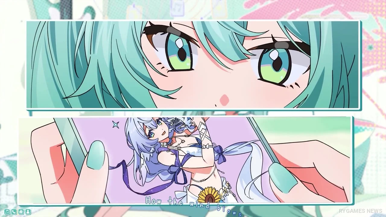 Hatsune MikuとRobinが登場するSummeretto Medleyの場面カット - gambar 5