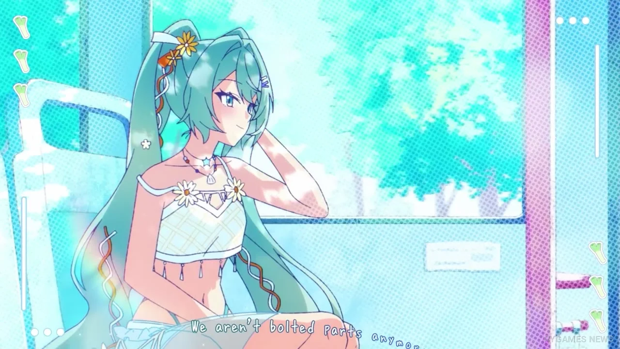 Hatsune MikuとRobinが登場するSummeretto Medleyの場面カット - gambar 11