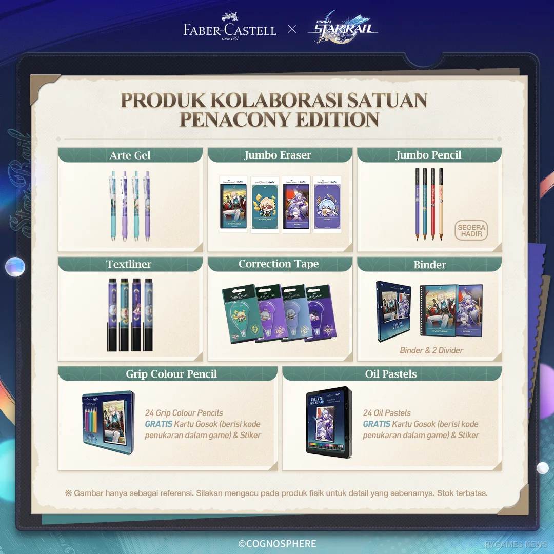 Penacony Edition Individual Collaboration Product Lineup