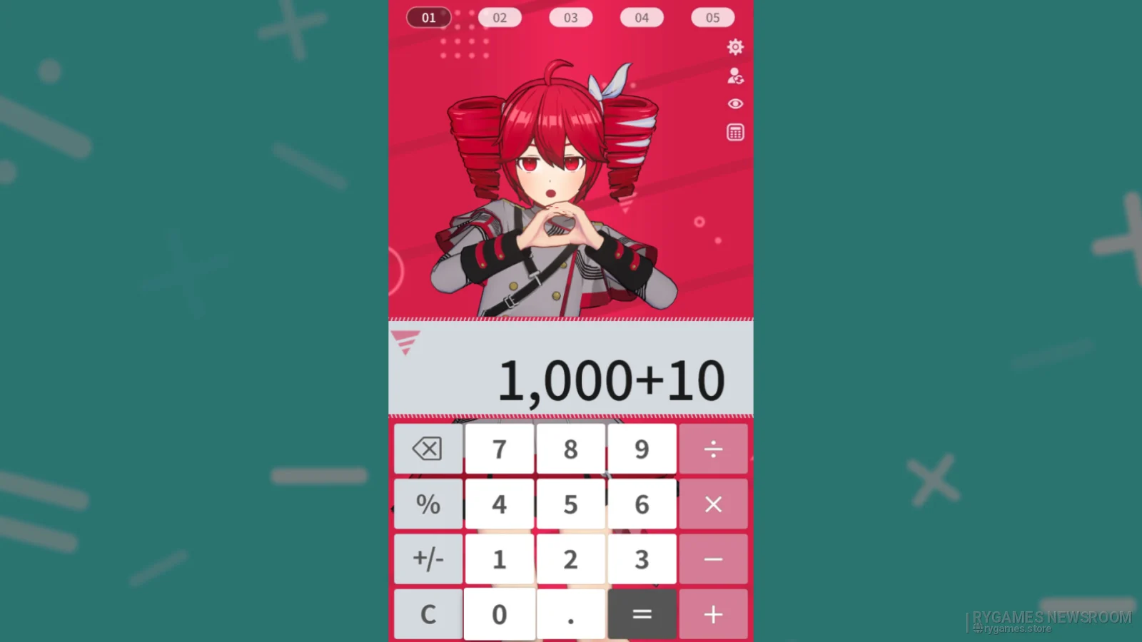 Steam掲載「電卓 - Desktop Mate Widgets 重音テト DLC」ゲーム画面 - gambar 5