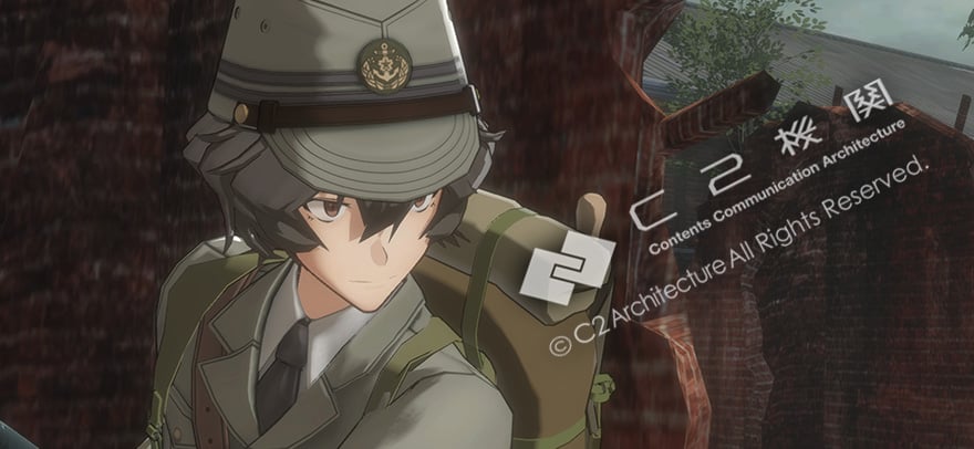 Visual awal Ki-Gou Keikaku yang menonjolkan identitas strategy RPG baru dari C2Architecture