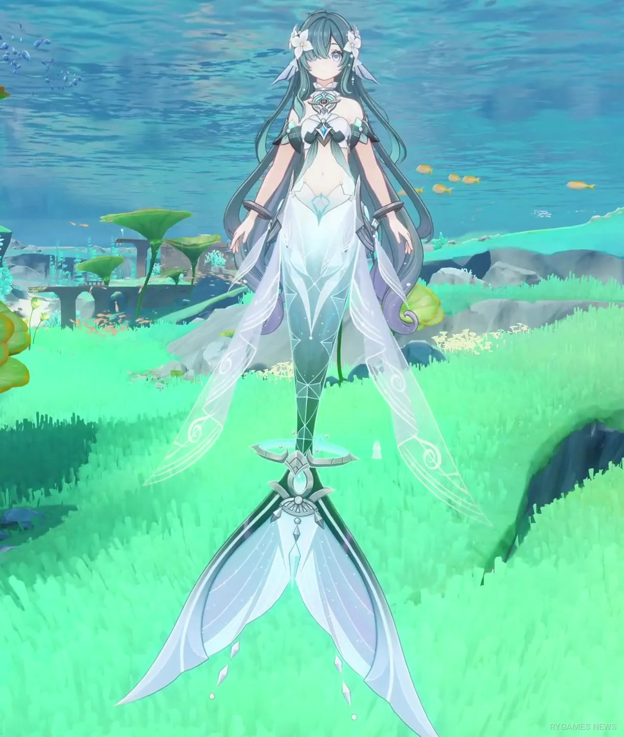 LEAK gameplay Vodyanitsa dalam wujud mermaid