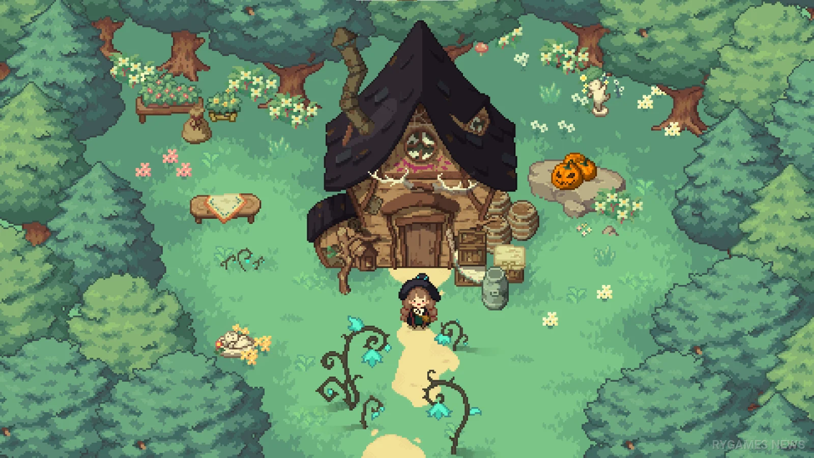 Steam掲載『Little Witch in the Woods』ゲーム画面 - gambar 4