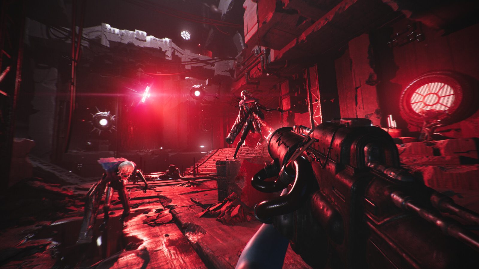 Cuplikan gameplay Luna Abyss yang menampilkan combat cepat dan platforming first-person