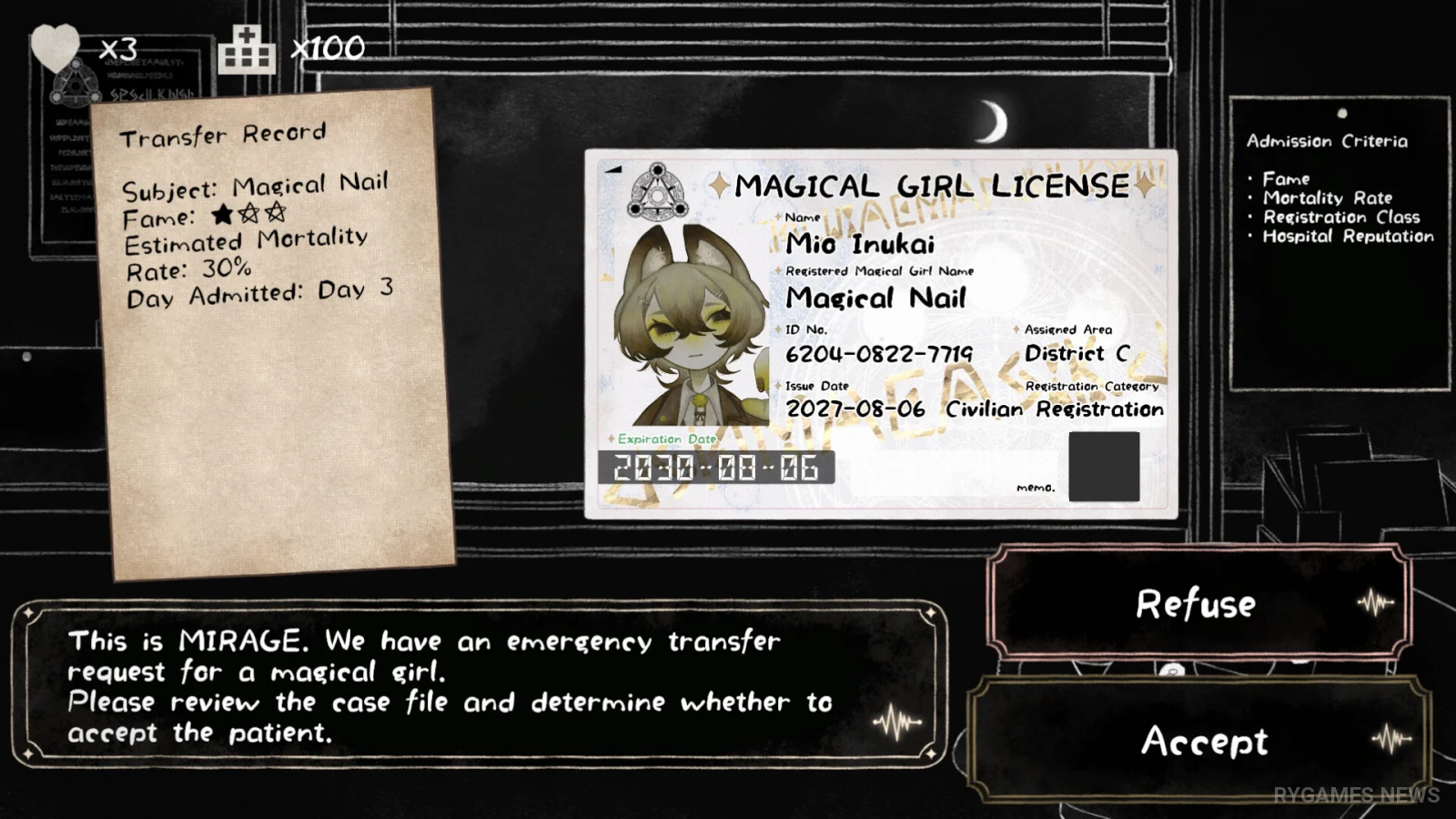 Screenshot gameplay Magical Girl ER dari Steam - gambar 3