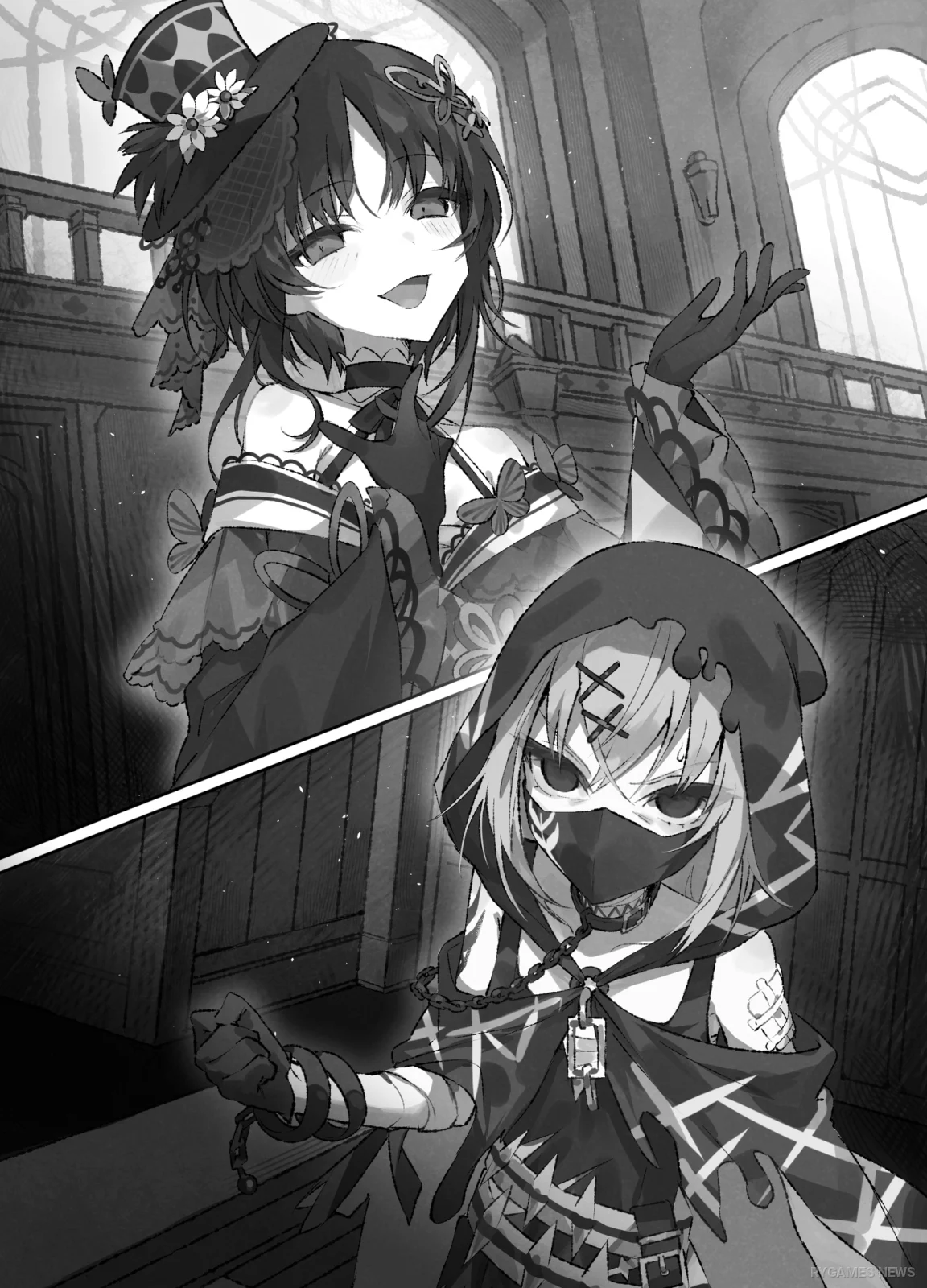 Ilustrasi Novel Mahou Shoujo no Majo Saiban