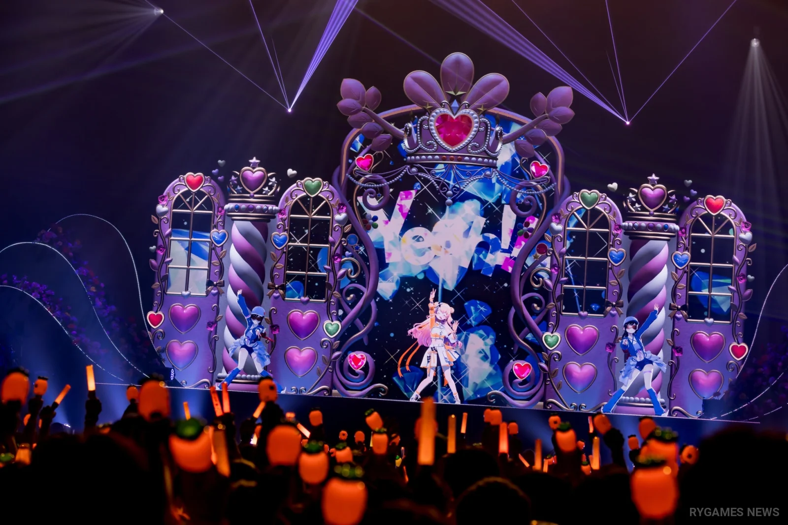 Momosuzu Nene live concert stage visuals. - gambar 3