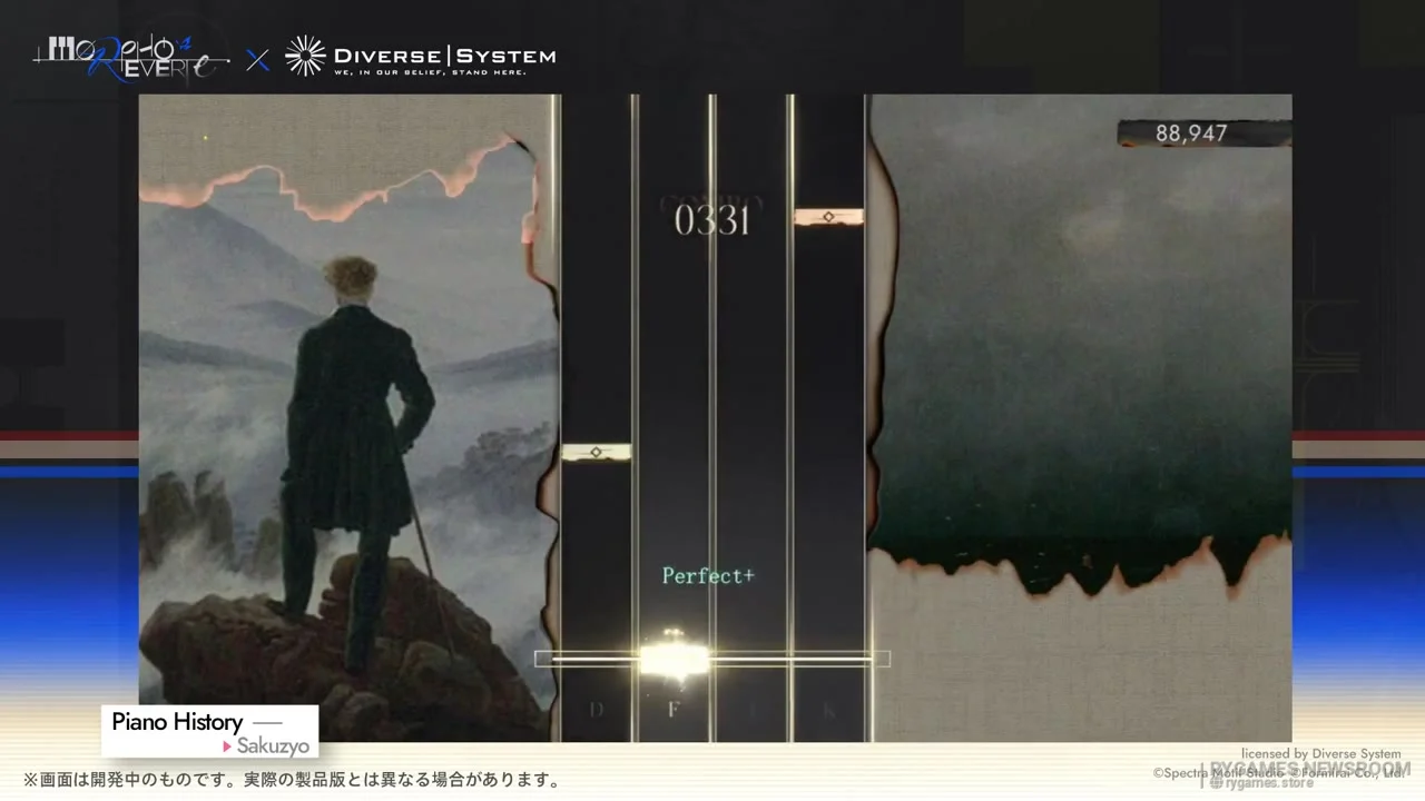 Gameplay stills from Sakuzyo “Piano History” in Morpho Reverie - gambar 6