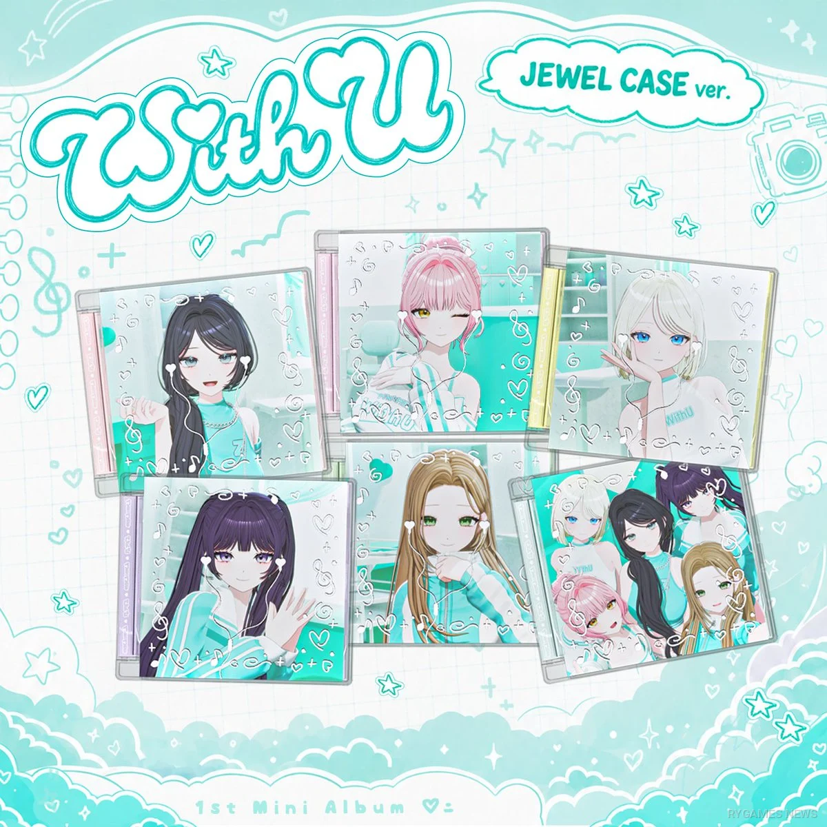 MW:MEU The 1st Mini Album『With U』パッケージ