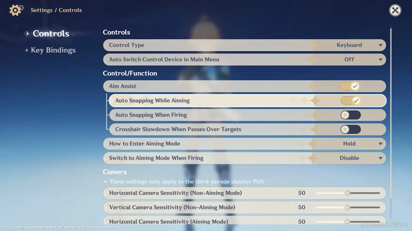 Traveler menggunakan mode third-person shooter, sistem aim assist, slide, dan pengaturan kontrol - gambar 51
