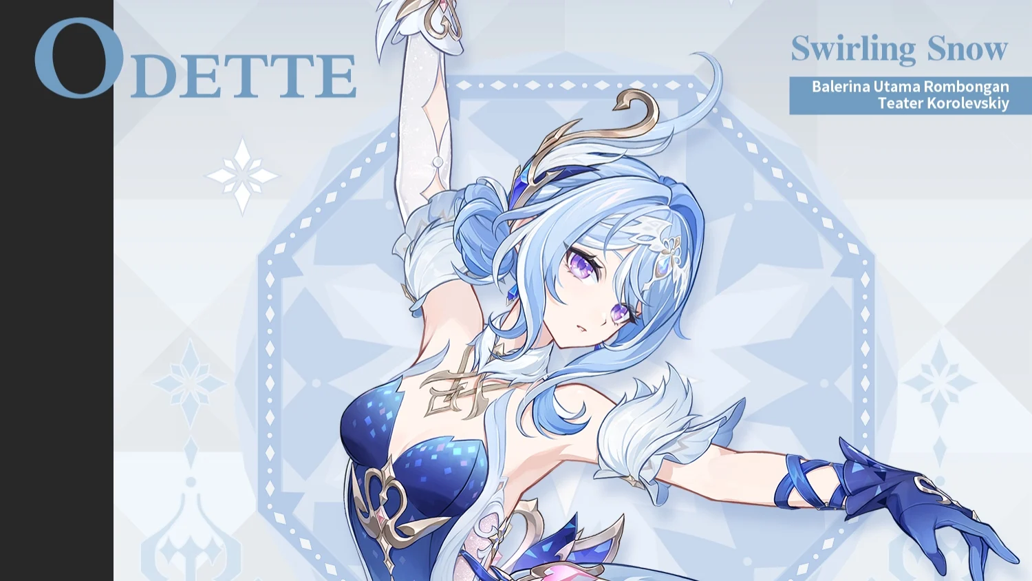 Odette Genshin Impact Diperkenalkan, Balerina Cryo Fatui dari Snezhnaya Muncul di Sudden Snow - RYGAMES