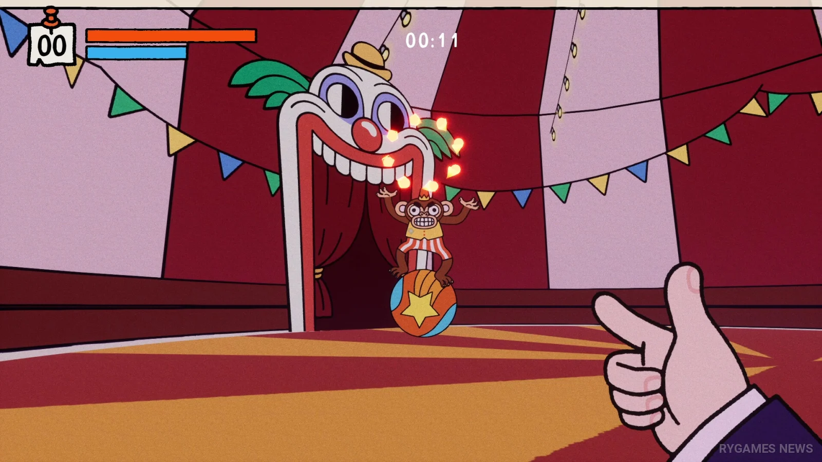 Screenshot gameplay PSYCHOFINGER dari Steam - gambar 3