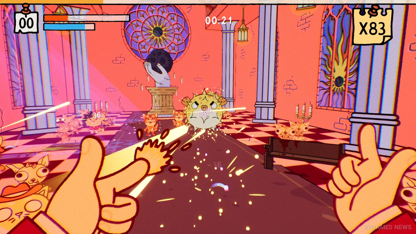 Screenshot gameplay PSYCHOFINGER dari Steam - gambar 7