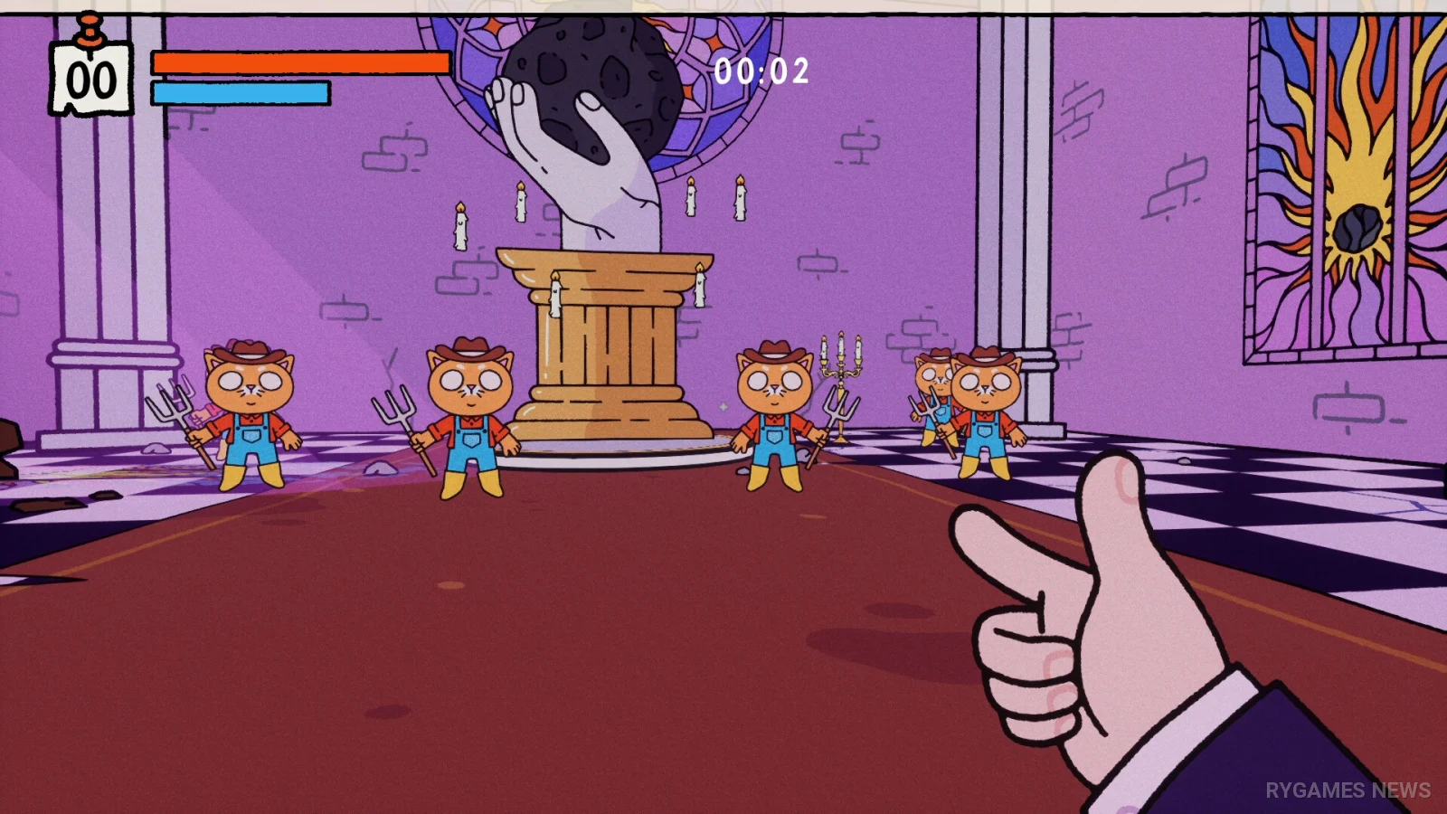 Screenshot gameplay PSYCHOFINGER dari Steam - gambar 1
