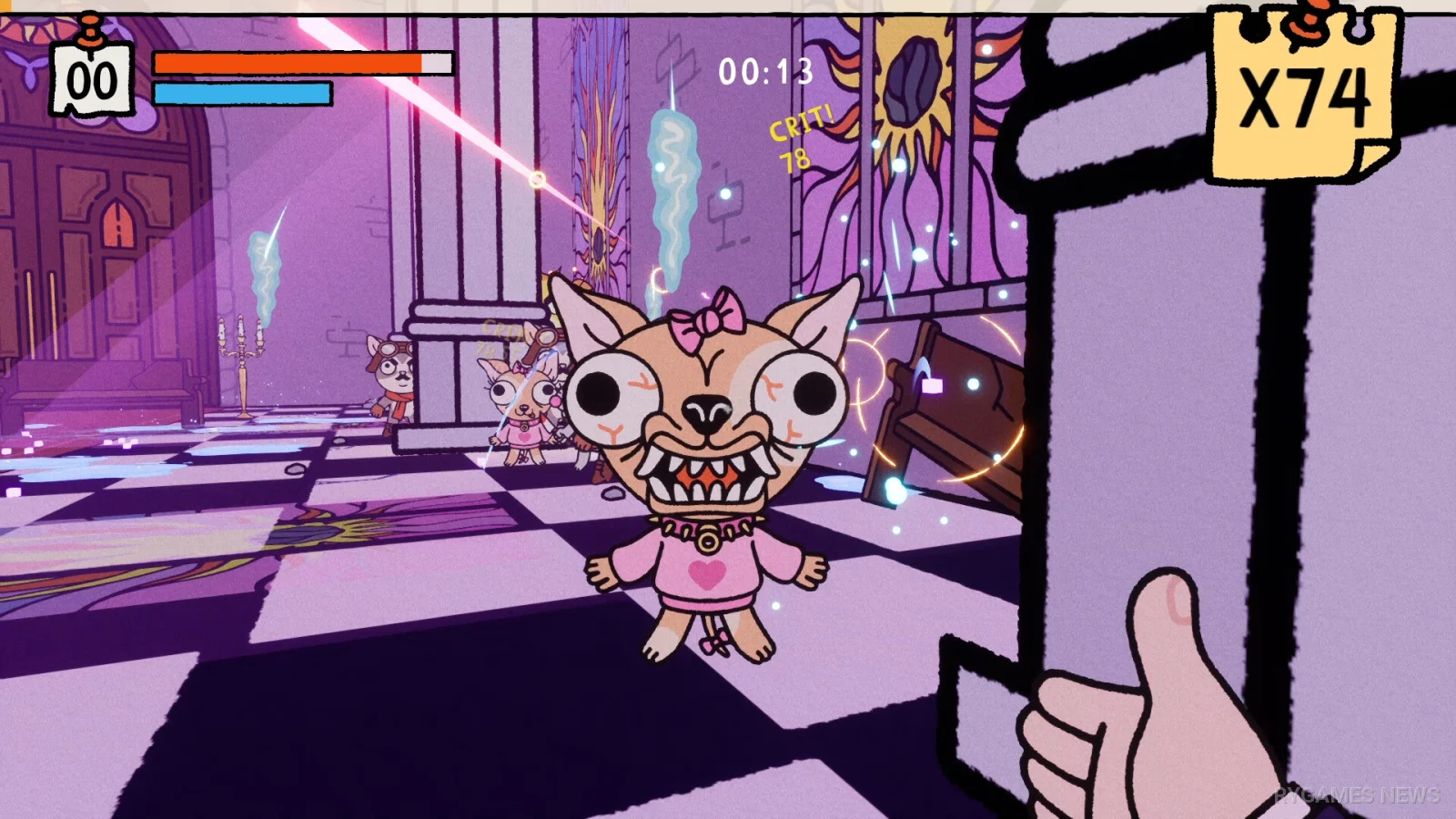 Screenshot gameplay PSYCHOFINGER dari Steam - gambar 8
