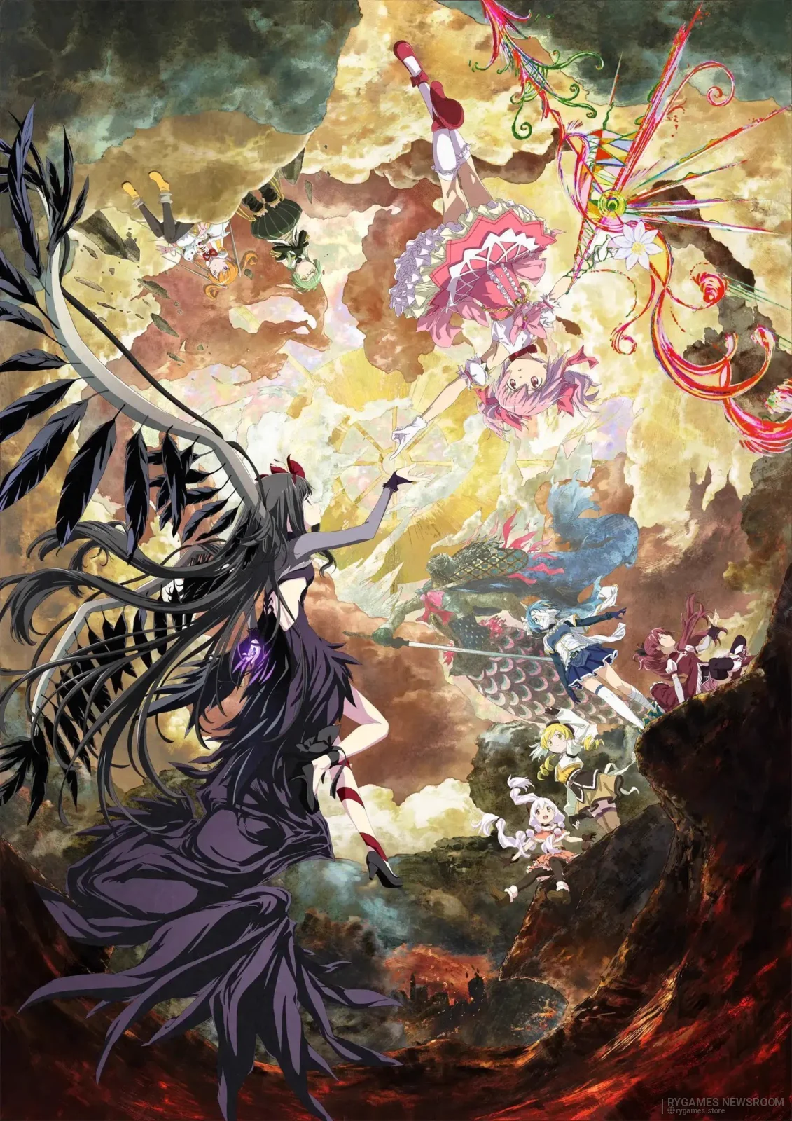 『劇場版 魔法少女まどか☆マギカ〈ワルプルギスの廻天〉』公式キービジュアル