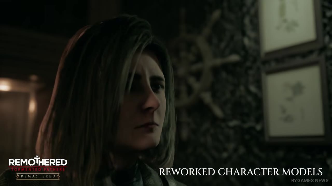 Screenshot Remothered: Broken Porcelain Remastered menampilkan Ashmann Inn, stealth horror, stalker, dan visual UE5 - gambar 10