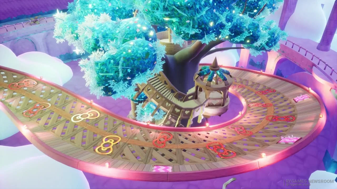 Virtual Sanrio Puroland Pack stills from the Sonic Racing: CrossWorlds Year Two Showcase - gambar 3